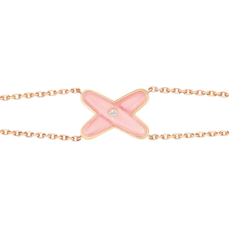 [Agudo Jewelry]JEUX BRACELET PINK MOP PINK GOLD 1 DIAMOND