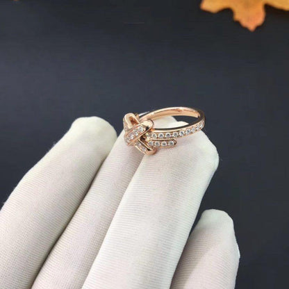 [Agudo  Jewelry]JEUX DE RING PINK GOLD DIAMOND