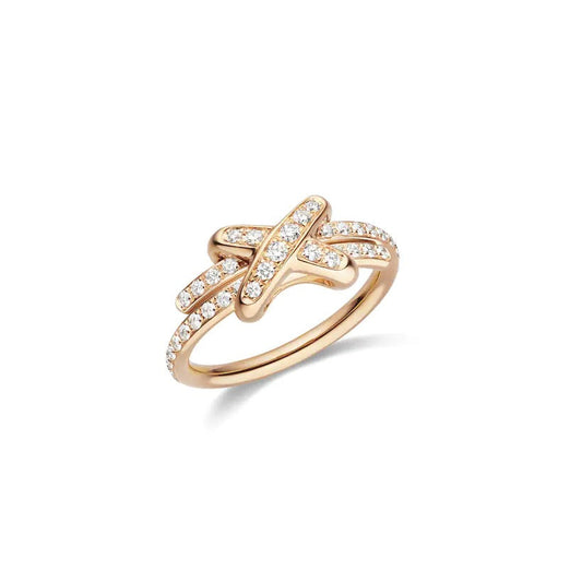 [Agudo  Jewelry]JEUX DE RING PINK GOLD DIAMOND