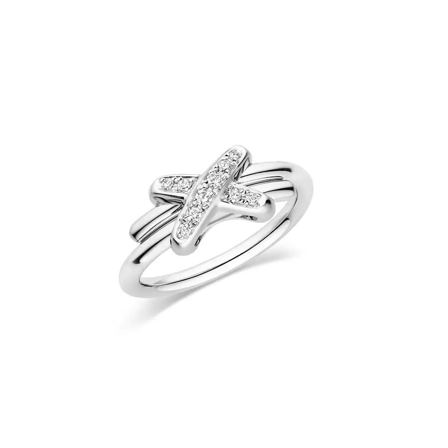 [Agudo  Jewelry]JEUX DE SILVER DIAMOND RING