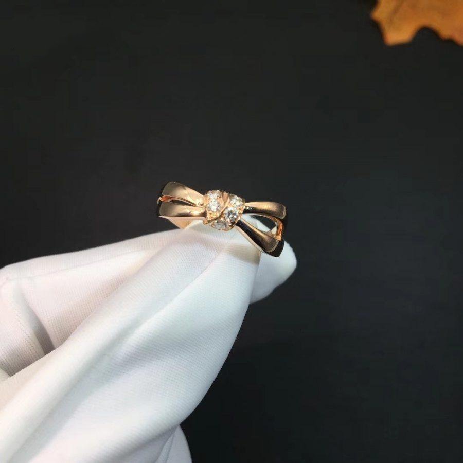 [Agudo  Jewelry]LIENS RING PINK GOLD DIAMOND