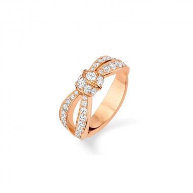 [Agudo  Jewelry]LIENS PINK GOLD DIAMOND RING