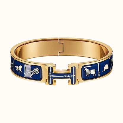 [Agudo Jewelry]H COUVERTURES DARK BLUE BRACELET