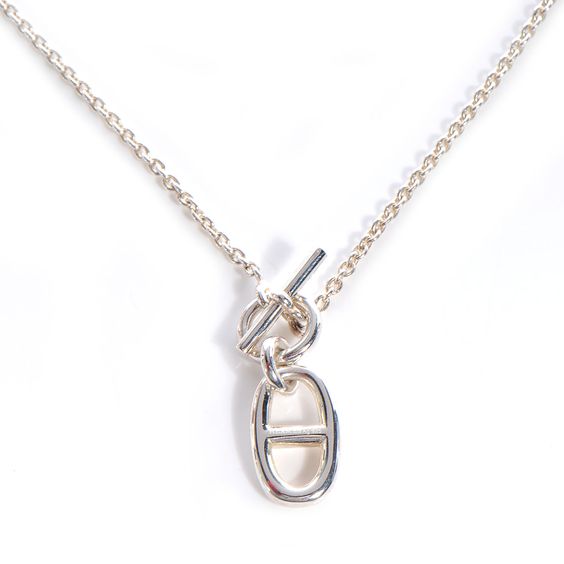 [Agudo Jewelry]HM CHAINE D'ANCRE PENDANT NECKLACE STERLING SILVER