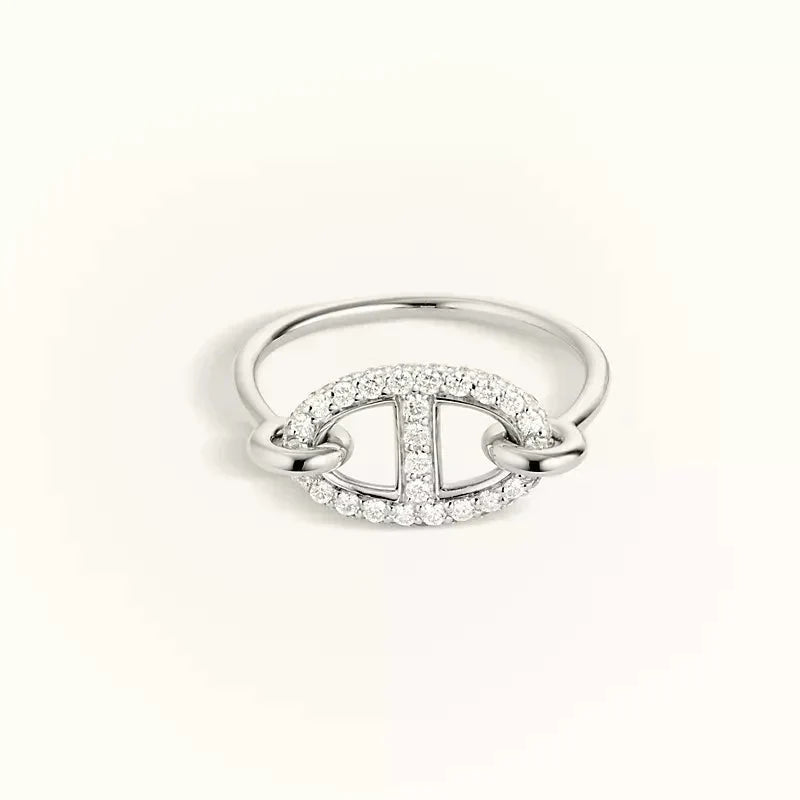 [Agudo  Jewelry]RONDE SMALL SILVER DIAMOND RING