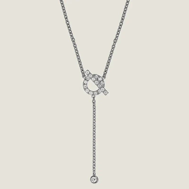 [Agudo Jewelry]FINESSE SILVER DIAMOND NECKLACE