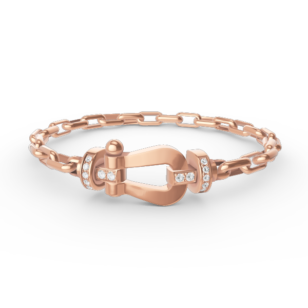 [Agudo Jewelry]FORCE LARGE HORSESHOE CLASP  METAL BRACELET