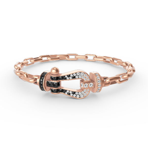 [Agudo Jewelry]FORCE LARGE HORSESHOE CLASP  METAL BRACELET