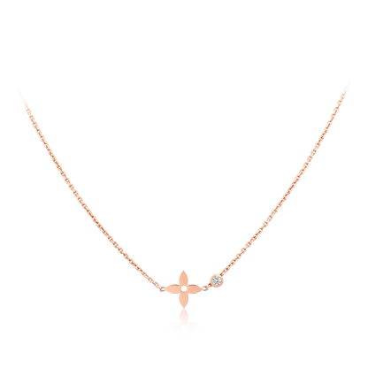 [Agudo Jewelry]BLOSSOM PENDANT PINK GOLD AND DIAMOND