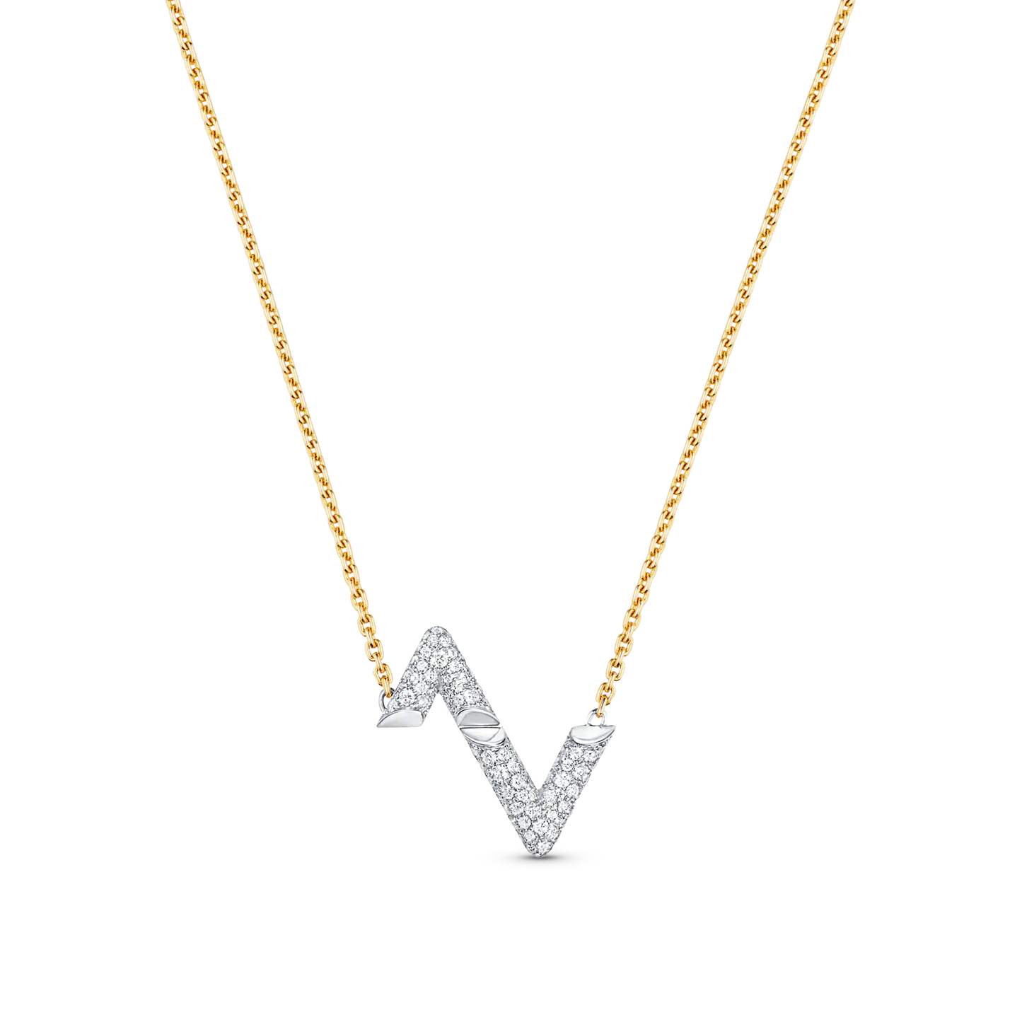 [Agudo Jewelry]VOLT SILVER DIAMOND PEDANT NECKLACE