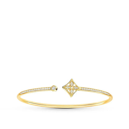 [Agudo Jewelry]LV IDYLLE GOLD OPEN BRACELET DIAMOND PAVED