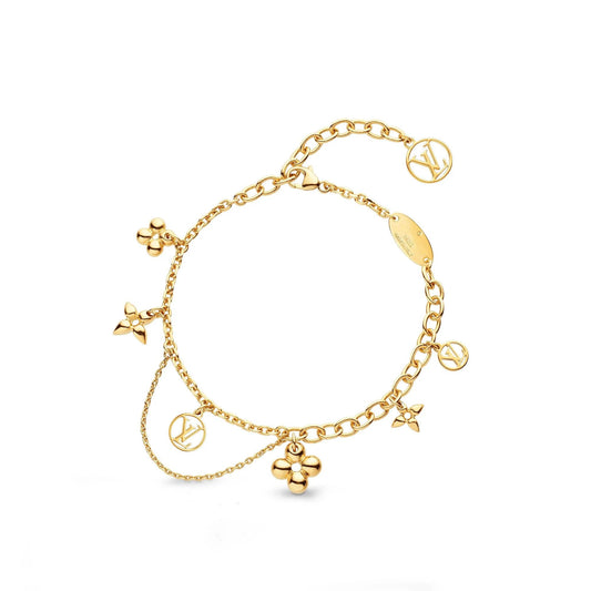 [Agudo Jewelry]LV BLOOMING PINK GOLD MOP BRACELET