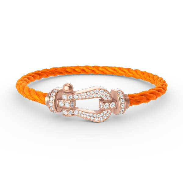 [Agudo Jewelry]FORCE LARGE HORSESHOE FULL DIAMOND BRACELET ROSE GOLD