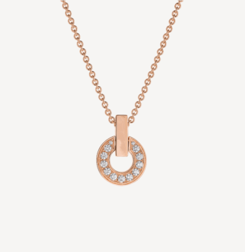 [Agudo Jewelry]GARI NECKLACE PINK GOLD DIAMOND