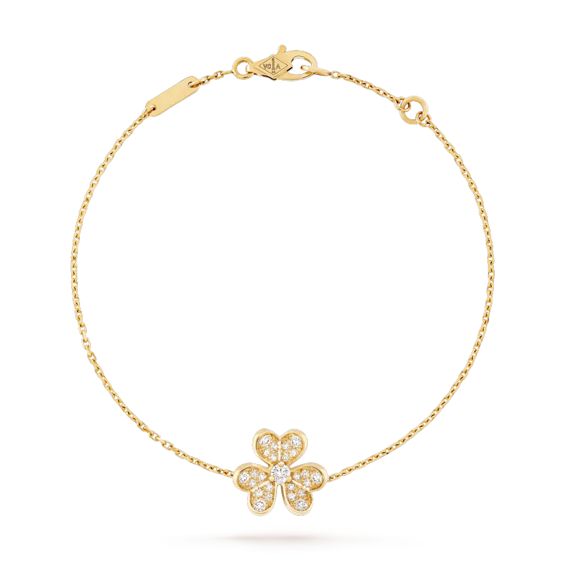 [Agudo Jewelry]FRIVOLE GOLD FLOWER DIAMOND BRACELET