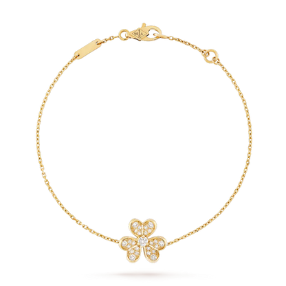 [Agudo Jewelry]FRIVOLE GOLD FLOWER DIAMOND BRACELET