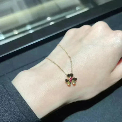 [Agudo Jewelry]FRIVOLE GOLD FLOWER NECKLACE