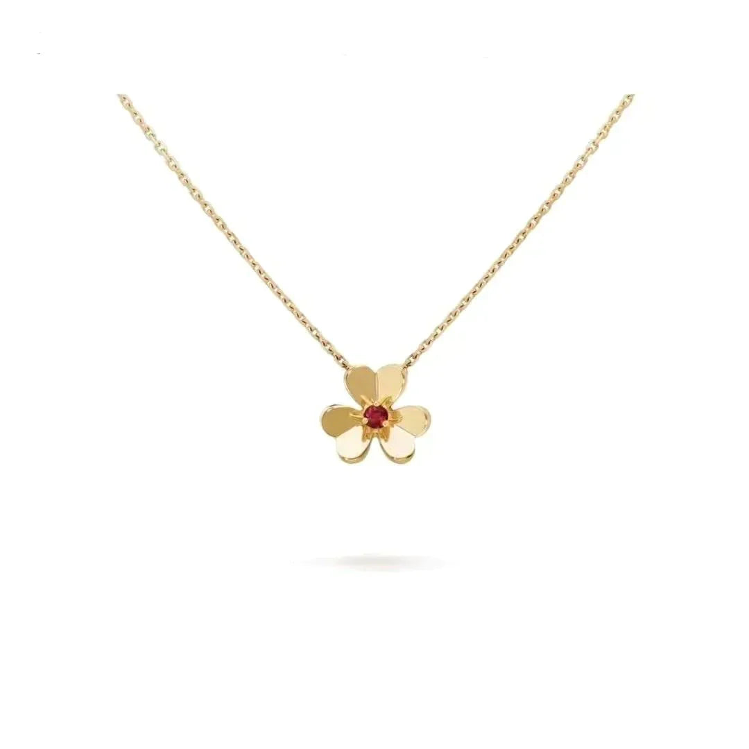 [Agudo Jewelry]FRIVOLE GOLD FLOWER NECKLACE