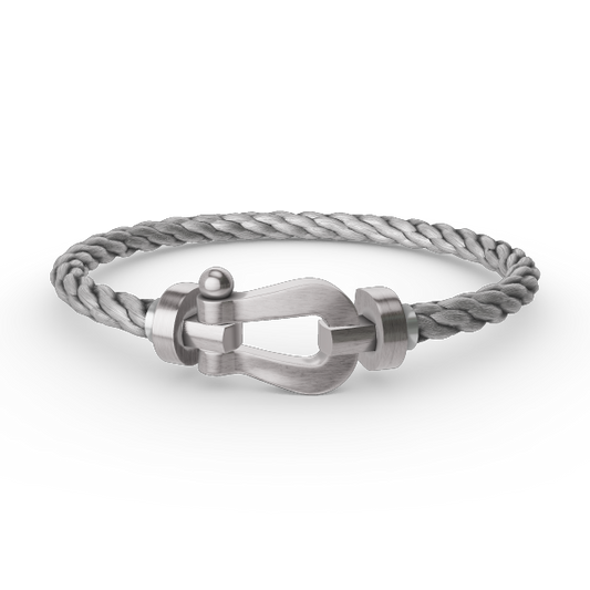 [Agudo Jewelry]FORCE LARGE HORSESHOE NO DIAMOND BRACELET SILVER