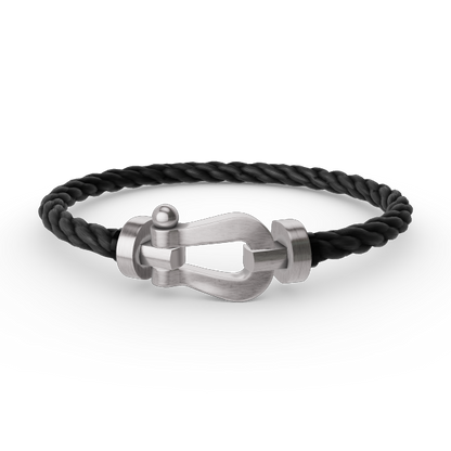 [Agudo Jewelry]FORCE LARGE HORSESHOE NO DIAMOND BRACELET SILVER