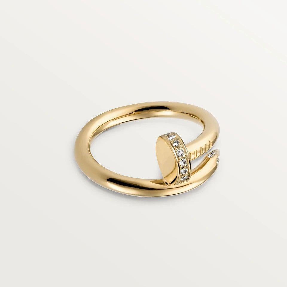 [Agudo Jewelry]JUSTE RING 2.65MM GOLD DIAMOND