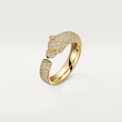 [Agudo  Jewelry]PANTHERE PINK GOLD DIAMOND RING