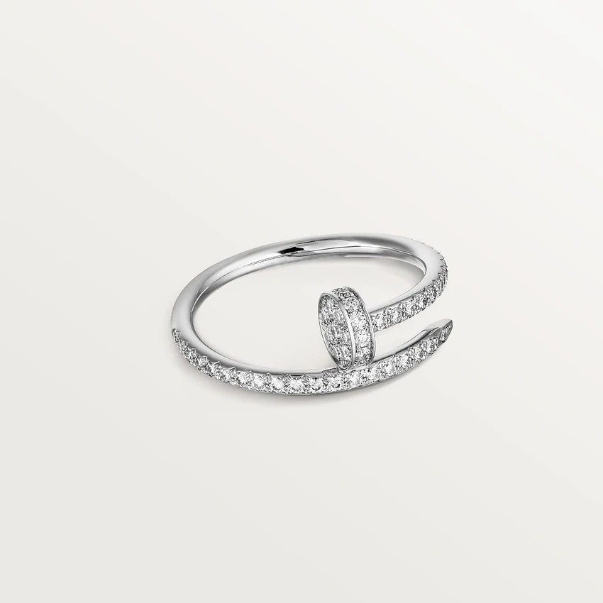 [Agudo  Jewelry]JUSTE RING 1.8MM SILVER DIAMONDS