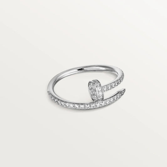 [Agudo  Jewelry]JUSTE RING 1.8MM SILVER DIAMONDS